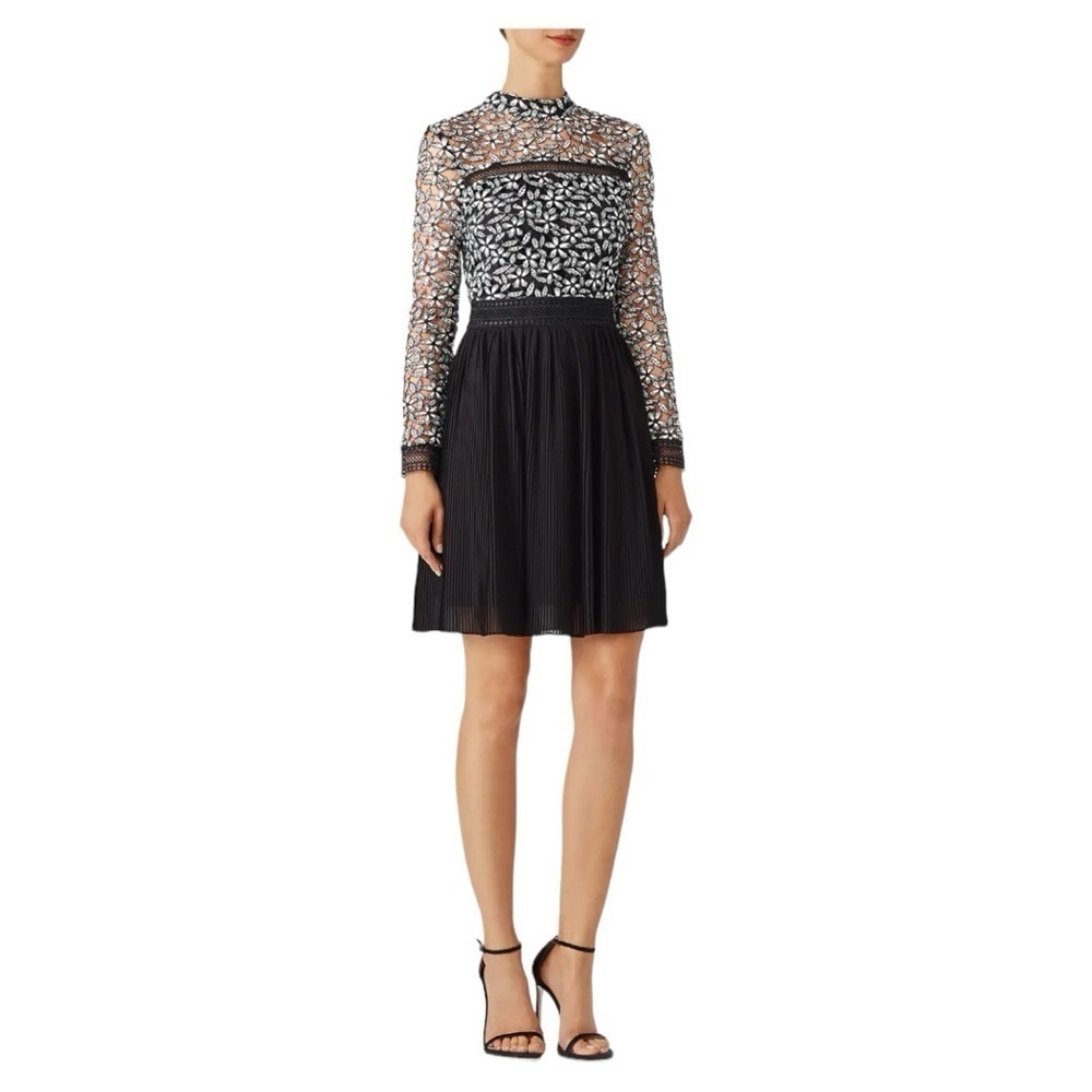 Alexia Admor Pleated Illusion Dress